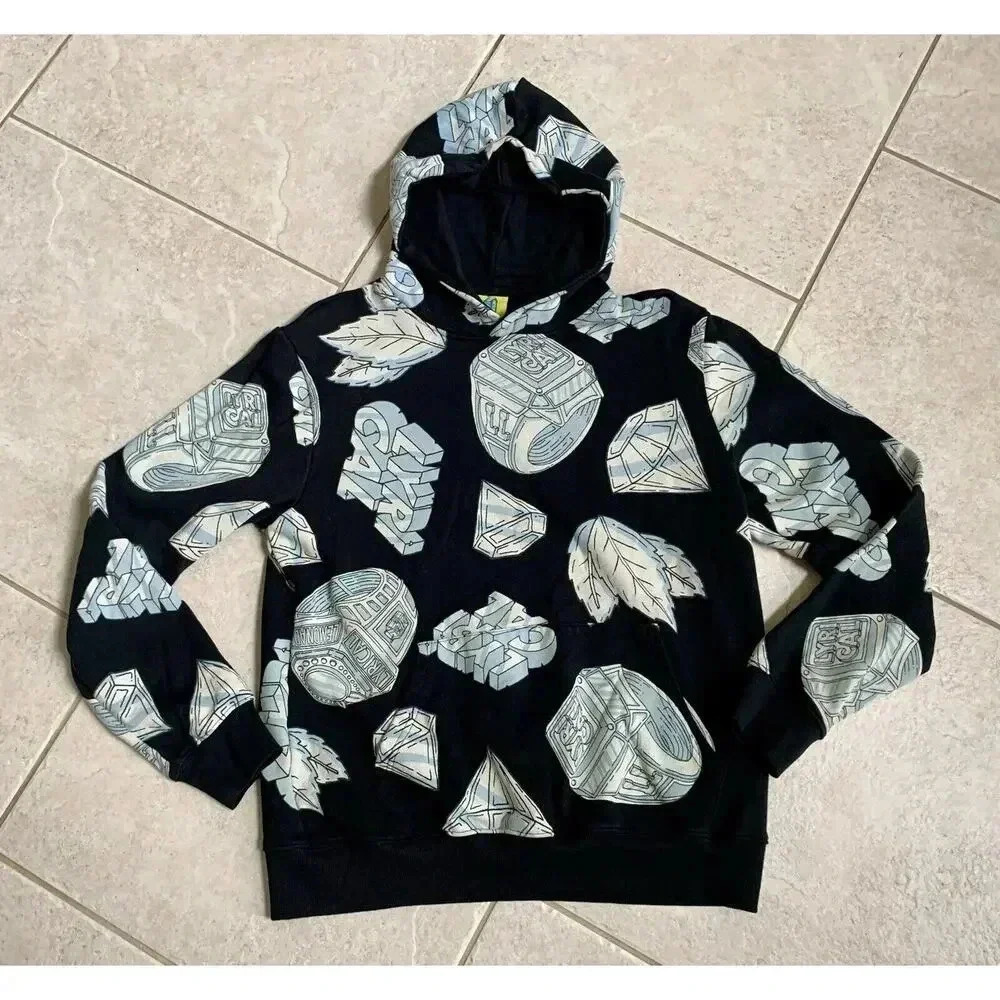Lyrical Lemonade Ice Cube Hoodie Sweatshirt Mens Size Medium NEW NWOT Champion